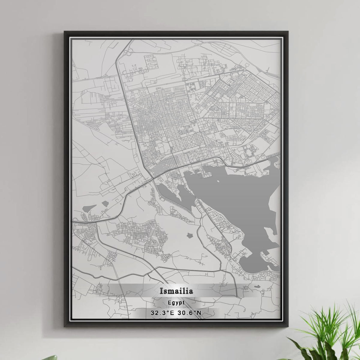 ROAD MAP OF ISMAILIA, EGYPT BY MAPBAKES