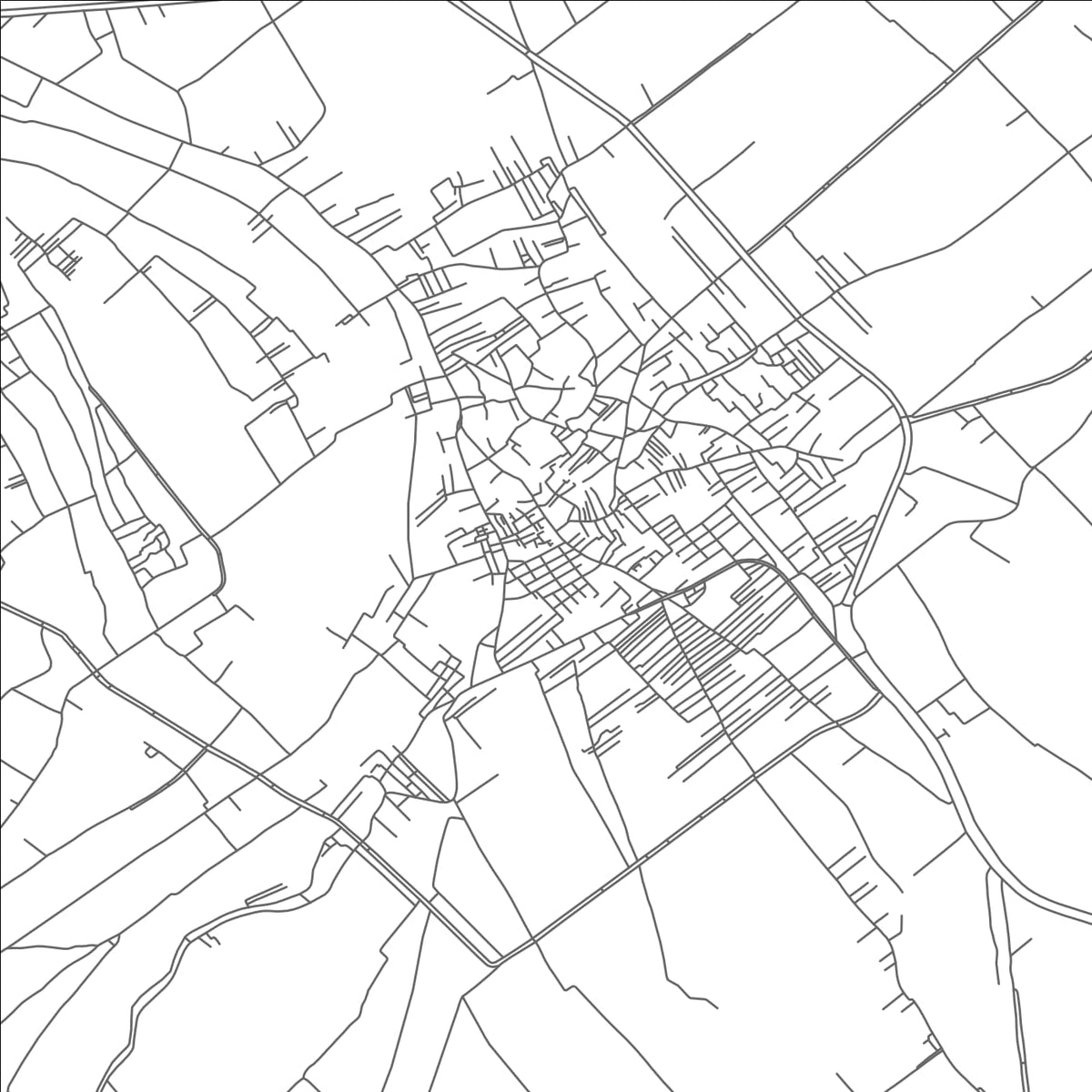 ROAD MAP OF ABNUB, EGYPT BY MAPBAKES