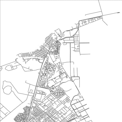 ROAD MAP OF ABU QIR, EGYPT BY MAPBAKES
