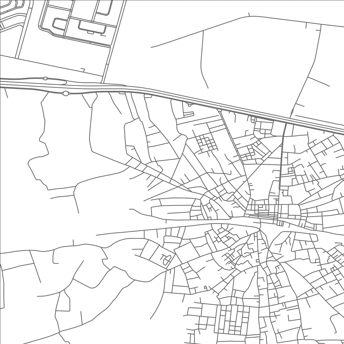 ROAD MAP OF AD DAB`AH, EGYPT BY MAPBAKES