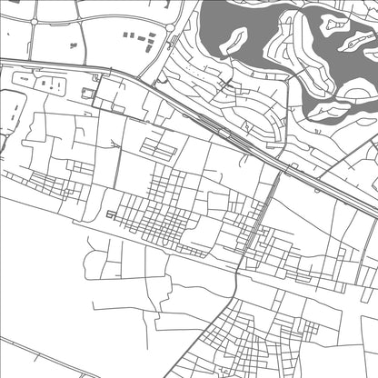 ROAD MAP OF AL `ALAMAYN, EGYPT BY MAPBAKES