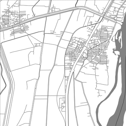 ROAD MAP OF AL `AYYAT, EGYPT BY MAPBAKES