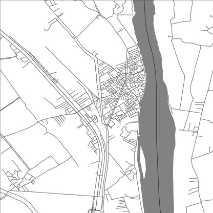 ROAD MAP OF AL BALYANA, EGYPT BY MAPBAKES
