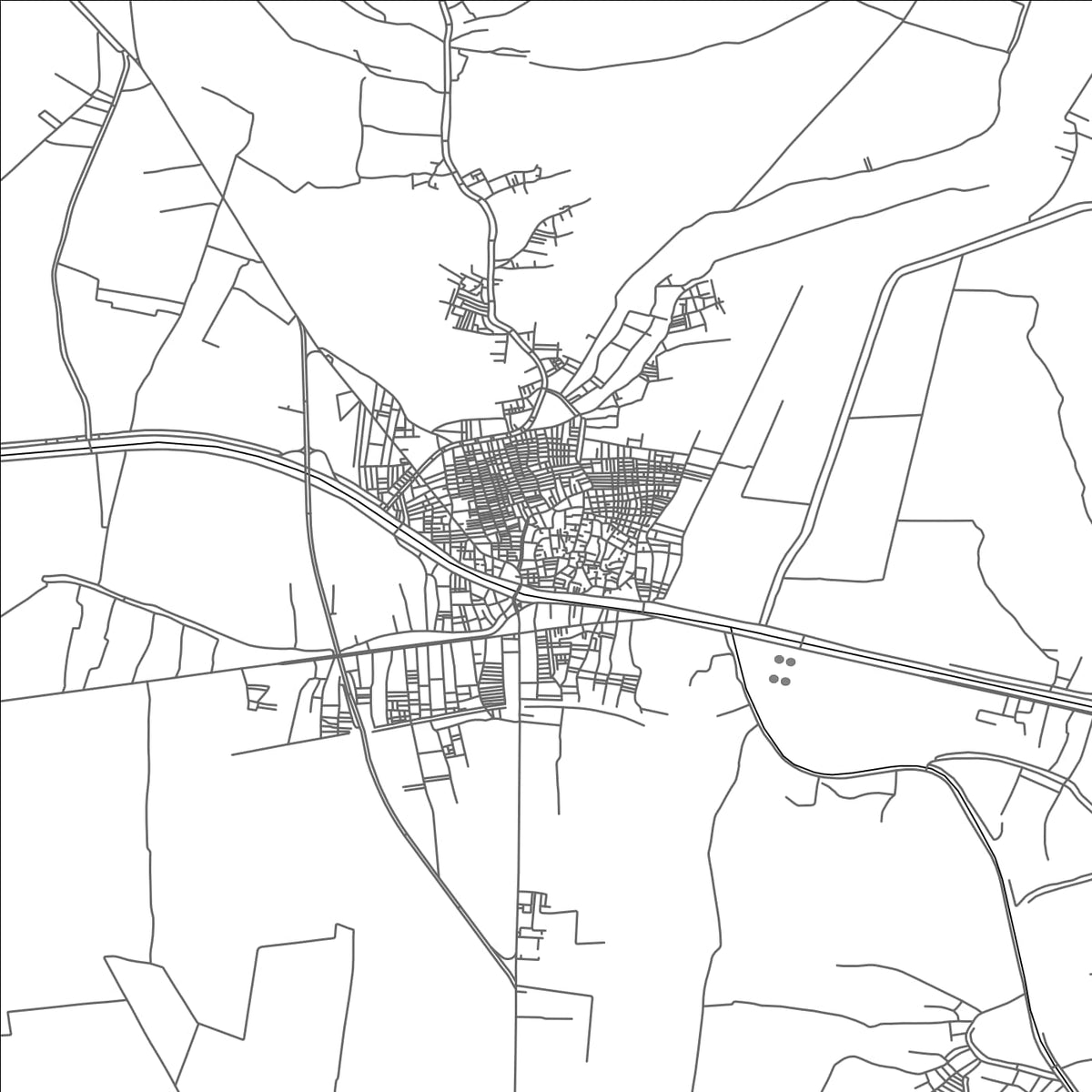 ROAD MAP OF AL JAMMALIYAH, EGYPT BY MAPBAKES