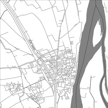 ROAD MAP OF AL MINSHAH, EGYPT BY MAPBAKES