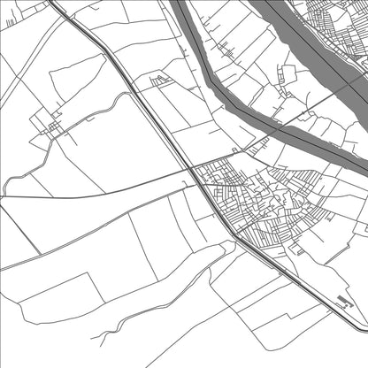 ROAD MAP OF AR RAHMANIYAH, EGYPT BY MAPBAKES