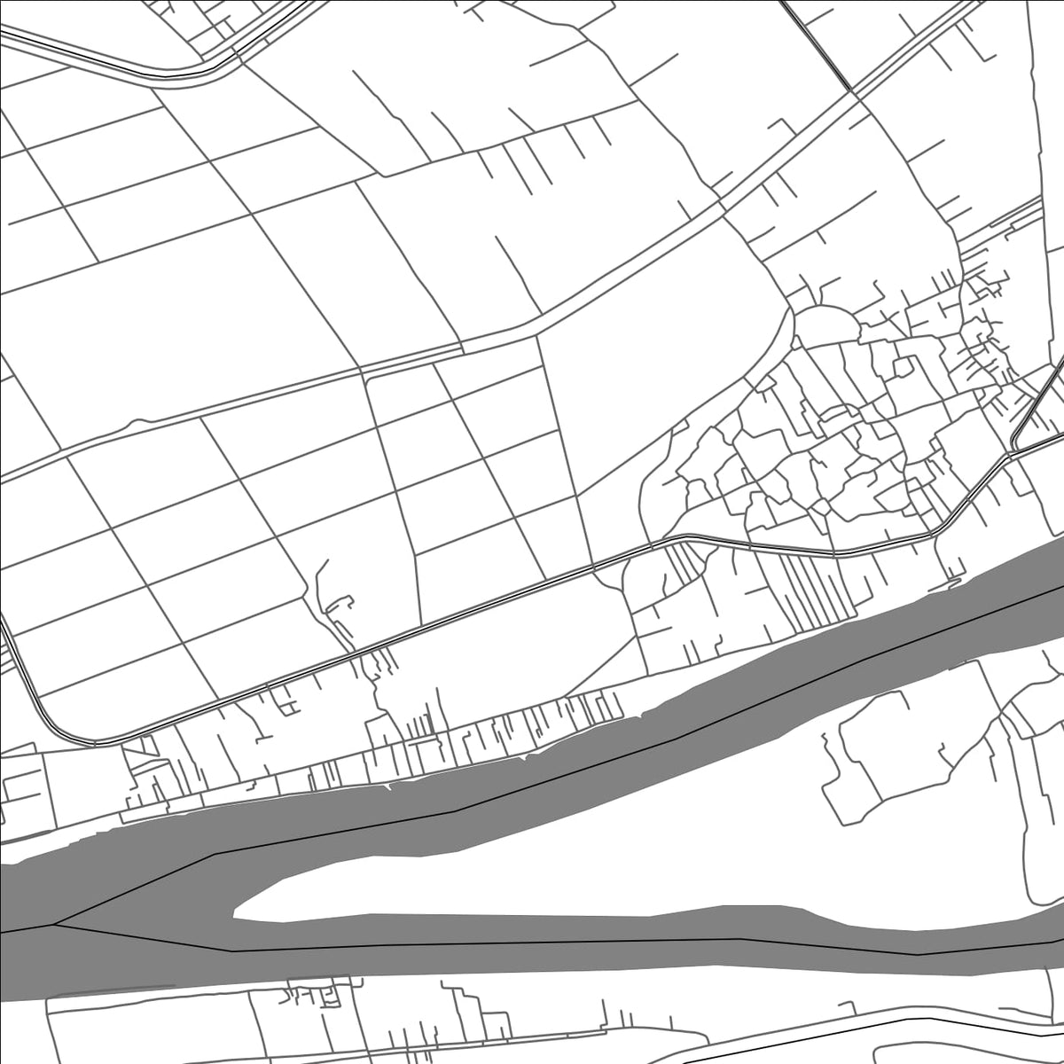 ROAD MAP OF ARMANT, EGYPT BY MAPBAKES