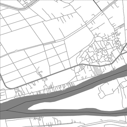ROAD MAP OF ARMANT, EGYPT BY MAPBAKES