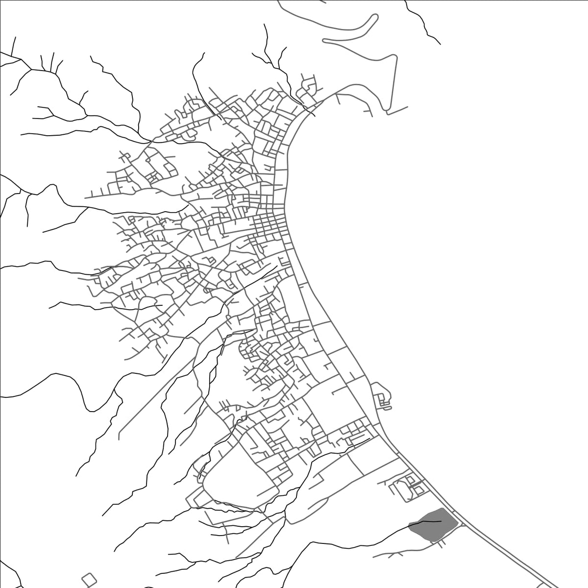 ROAD MAP OF AS SALLUM, EGYPT BY MAPBAKES