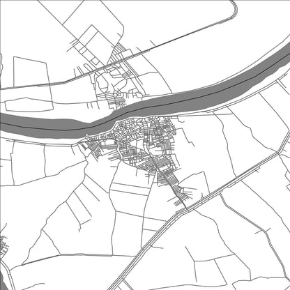 ROAD MAP OF AS SARW, EGYPT BY MAPBAKES