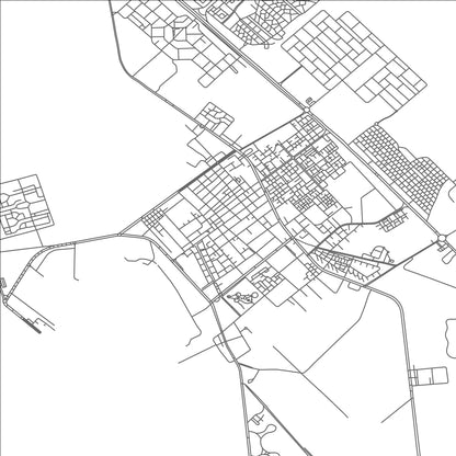 ROAD MAP OF AT TUR, EGYPT BY MAPBAKES