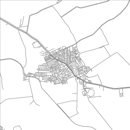 ROAD MAP OF BANI `UBAYD, EGYPT BY MAPBAKES