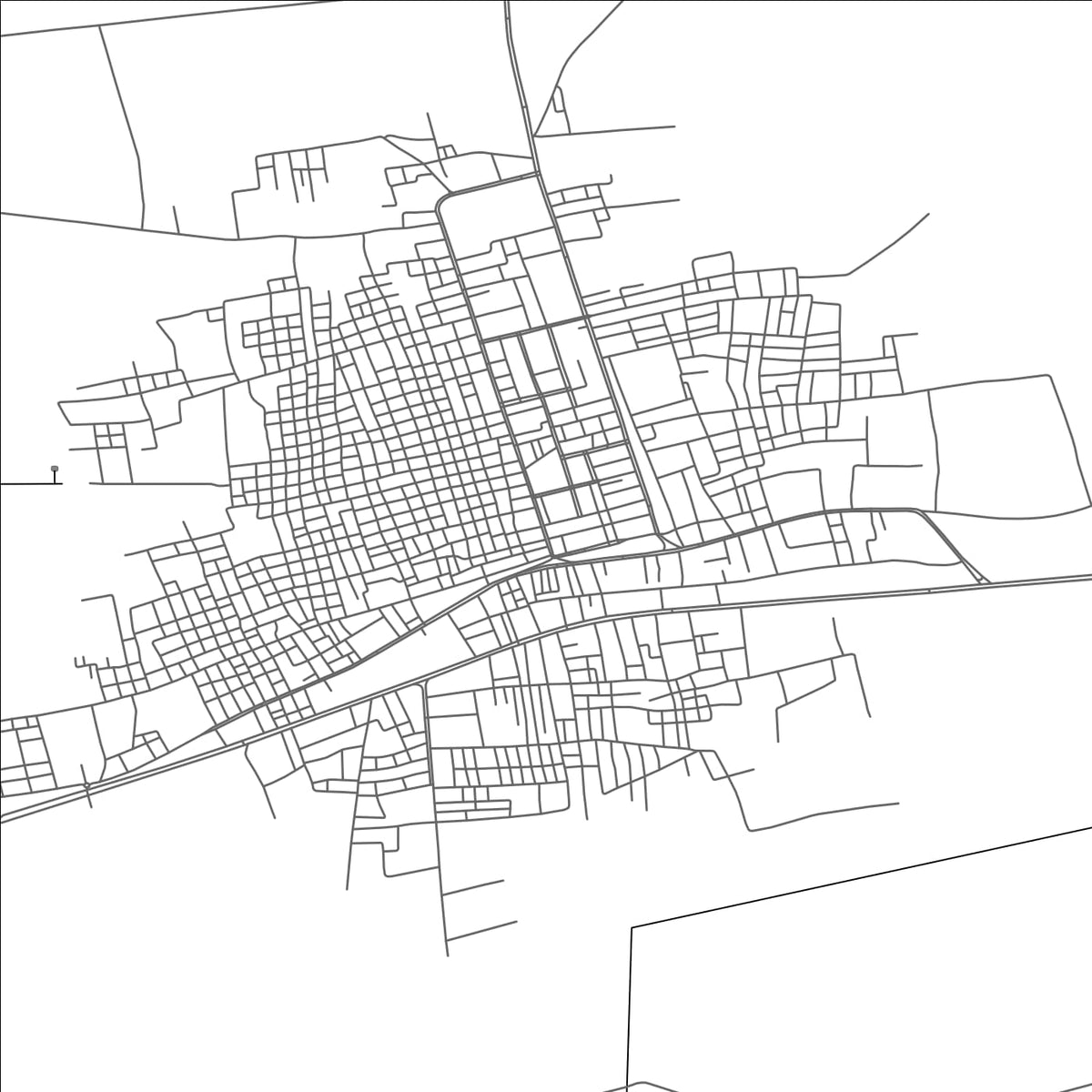 ROAD MAP OF BI'R AL `ABD, EGYPT BY MAPBAKES