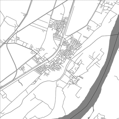 ROAD MAP OF BIBA, EGYPT BY MAPBAKES