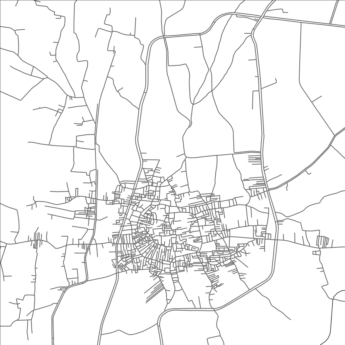 ROAD MAP OF DALJA, EGYPT BY MAPBAKES