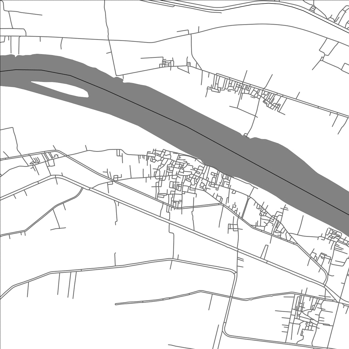 ROAD MAP OF DANDARAH, EGYPT BY MAPBAKES