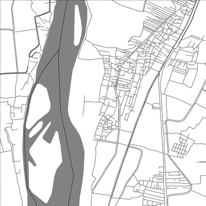 ROAD MAP OF DARAW, EGYPT BY MAPBAKES