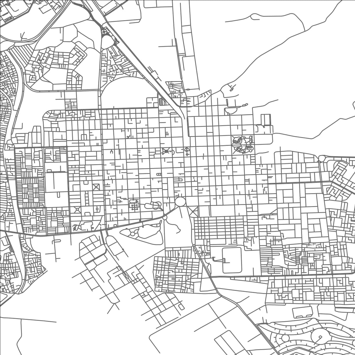 ROAD MAP OF HALWAN, EGYPT BY MAPBAKES