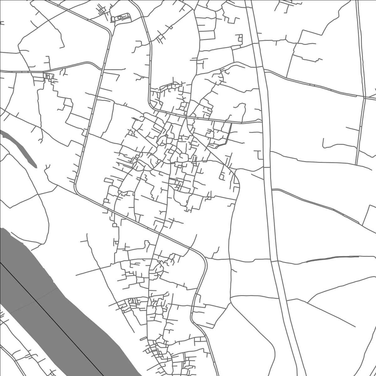 ROAD MAP OF JARAJUS, EGYPT BY MAPBAKES