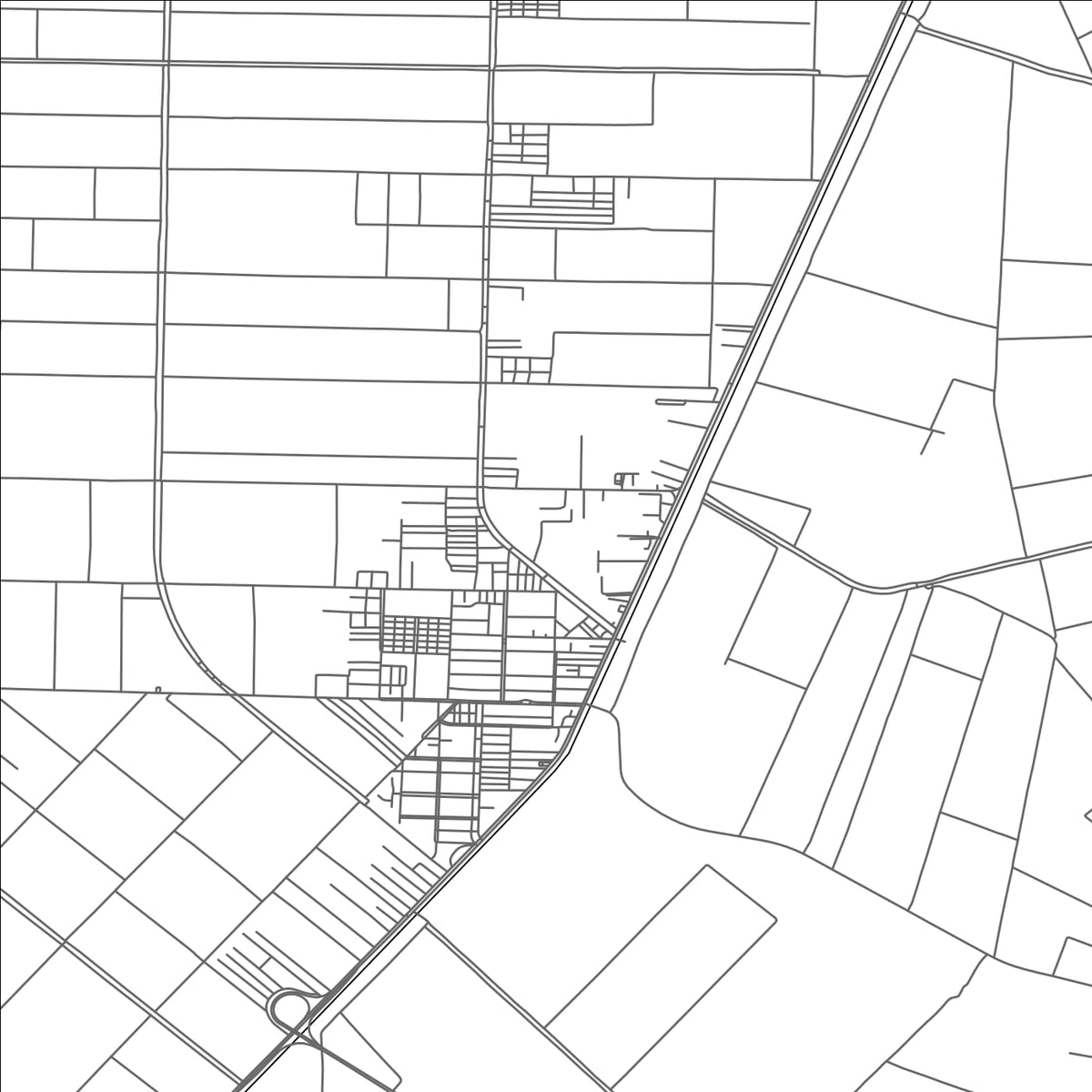 ROAD MAP OF KAFR SA`D, EGYPT BY MAPBAKES