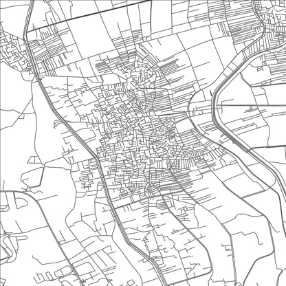 ROAD MAP OF KIRDASAH, EGYPT BY MAPBAKES