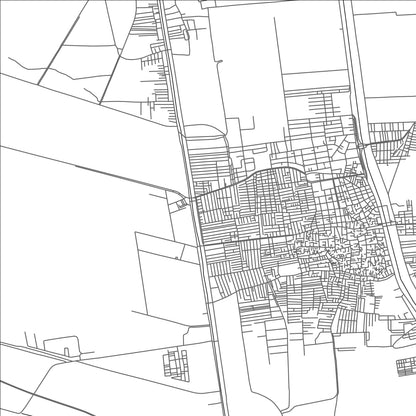 ROAD MAP OF MALLAWI, EGYPT BY MAPBAKES