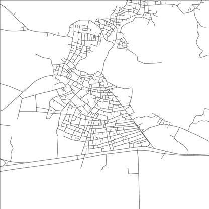 ROAD MAP OF MANDISHAH, EGYPT BY MAPBAKES