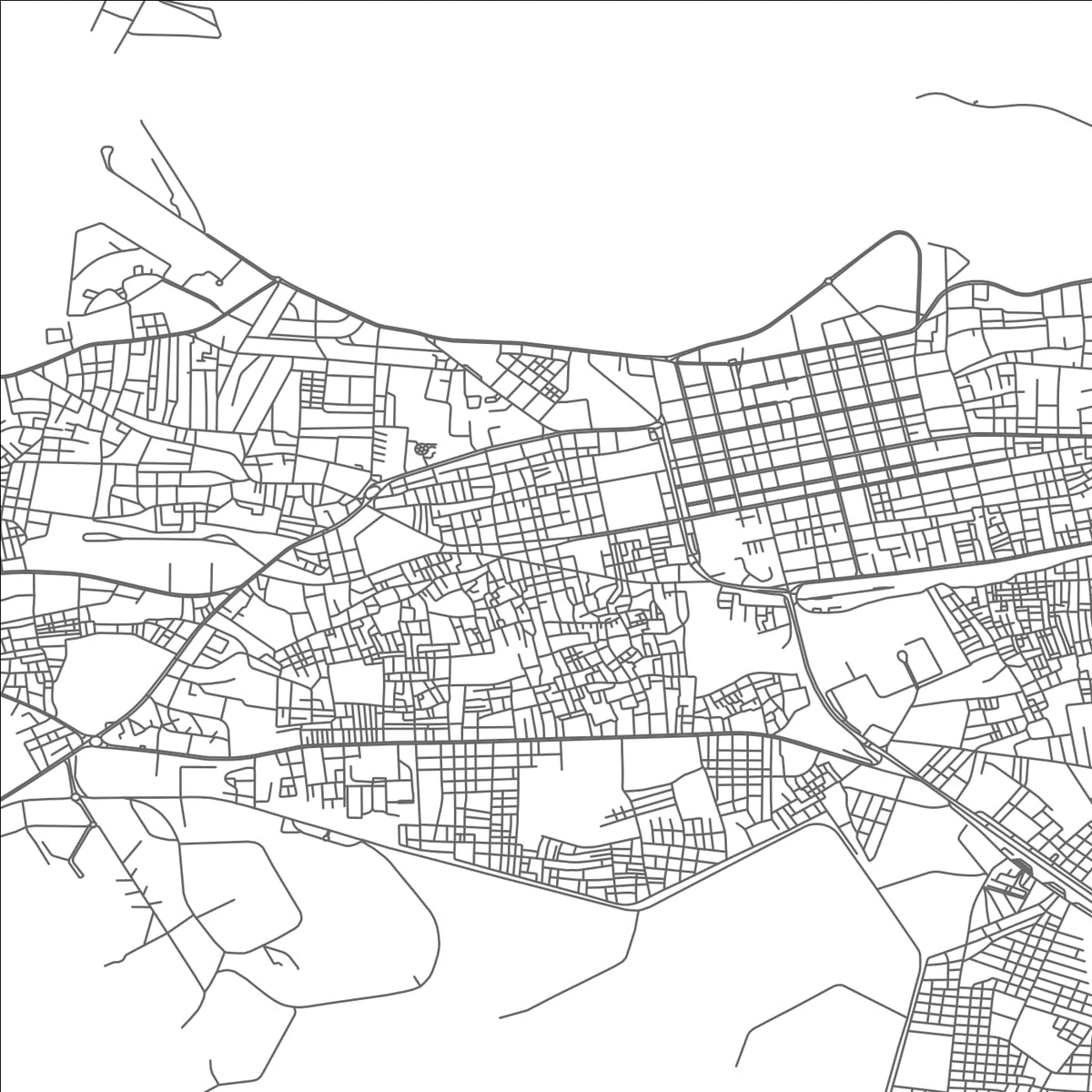 ROAD MAP OF MATRUH, EGYPT BY MAPBAKES