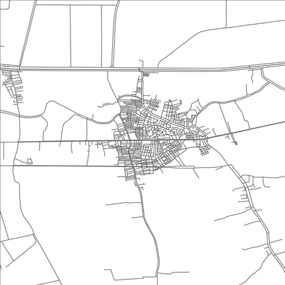 ROAD MAP OF MIT SALSIL, EGYPT BY MAPBAKES