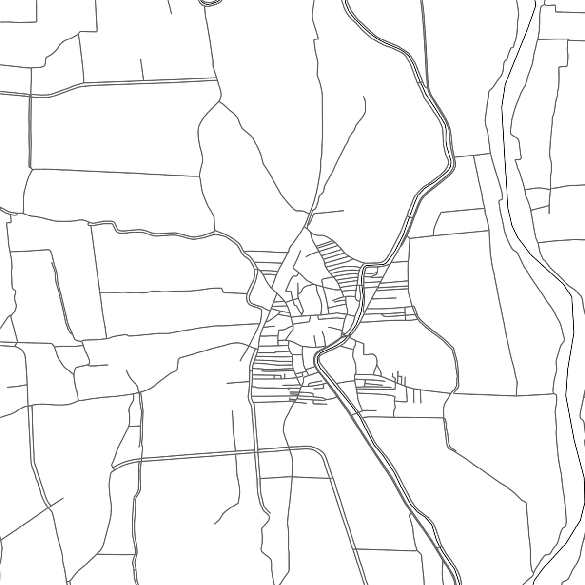 ROAD MAP OF SHANAWAN, EGYPT BY MAPBAKES