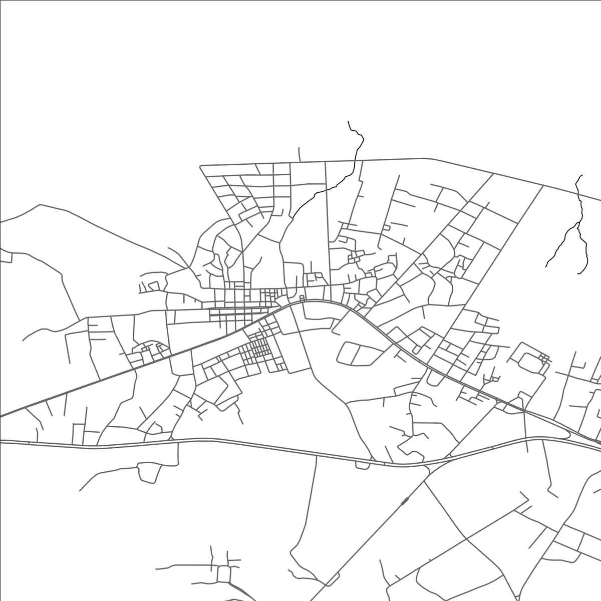 ROAD MAP OF SIDI BARANI, EGYPT BY MAPBAKES