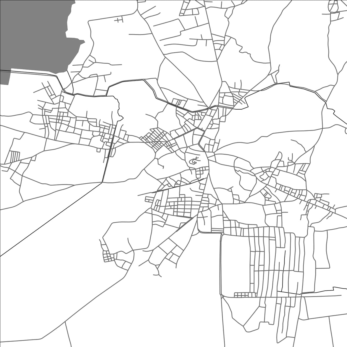 ROAD MAP OF SIWAH, EGYPT BY MAPBAKES