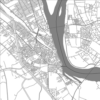 ROAD MAP OF SUHAJ, EGYPT BY MAPBAKES
