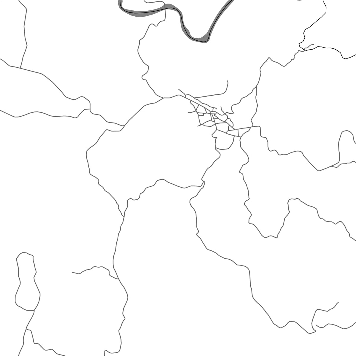 ROAD MAP OF CACAOPERA, EL SALVADOR BY MAPBAKES