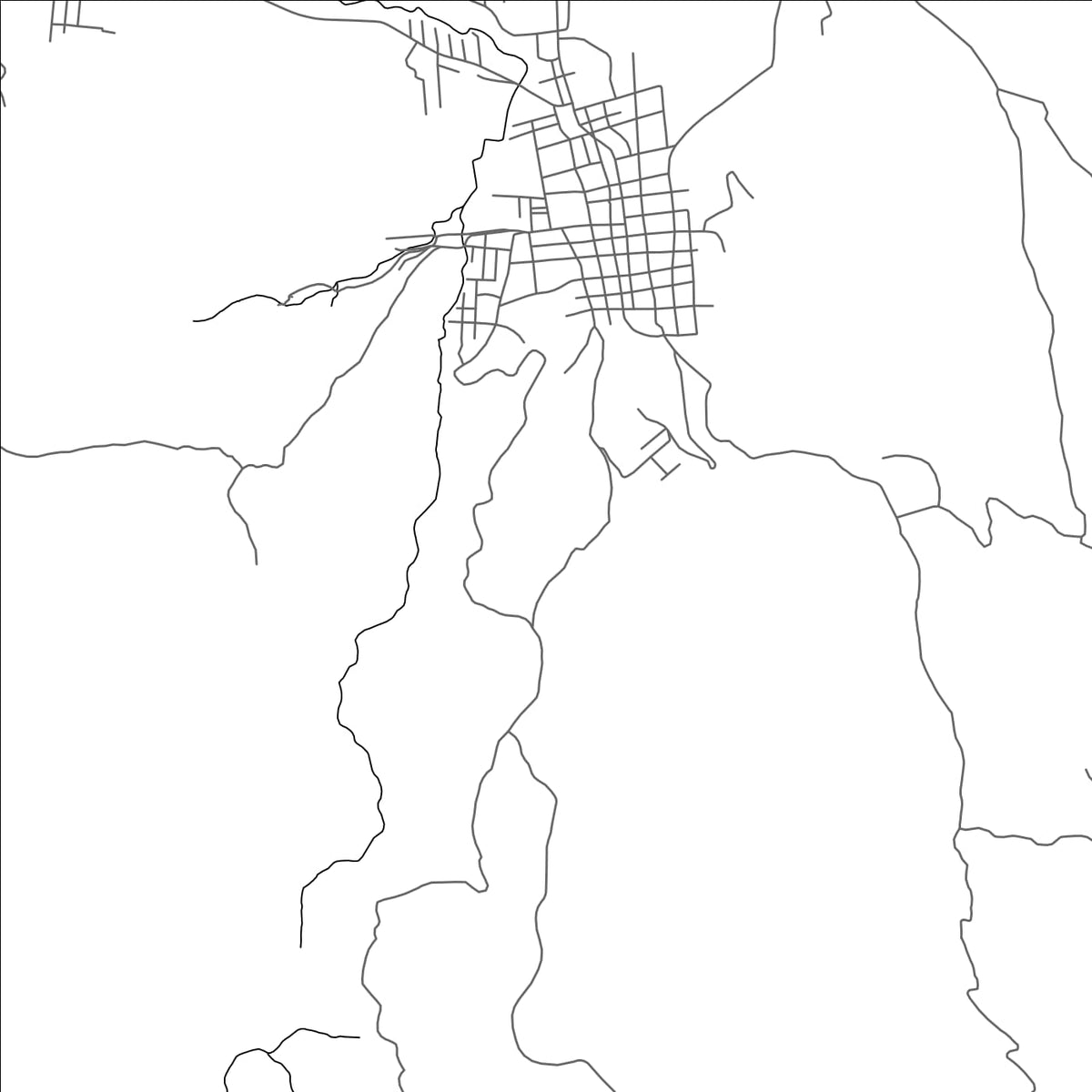 ROAD MAP OF CHINAMECA, EL SALVADOR BY MAPBAKES