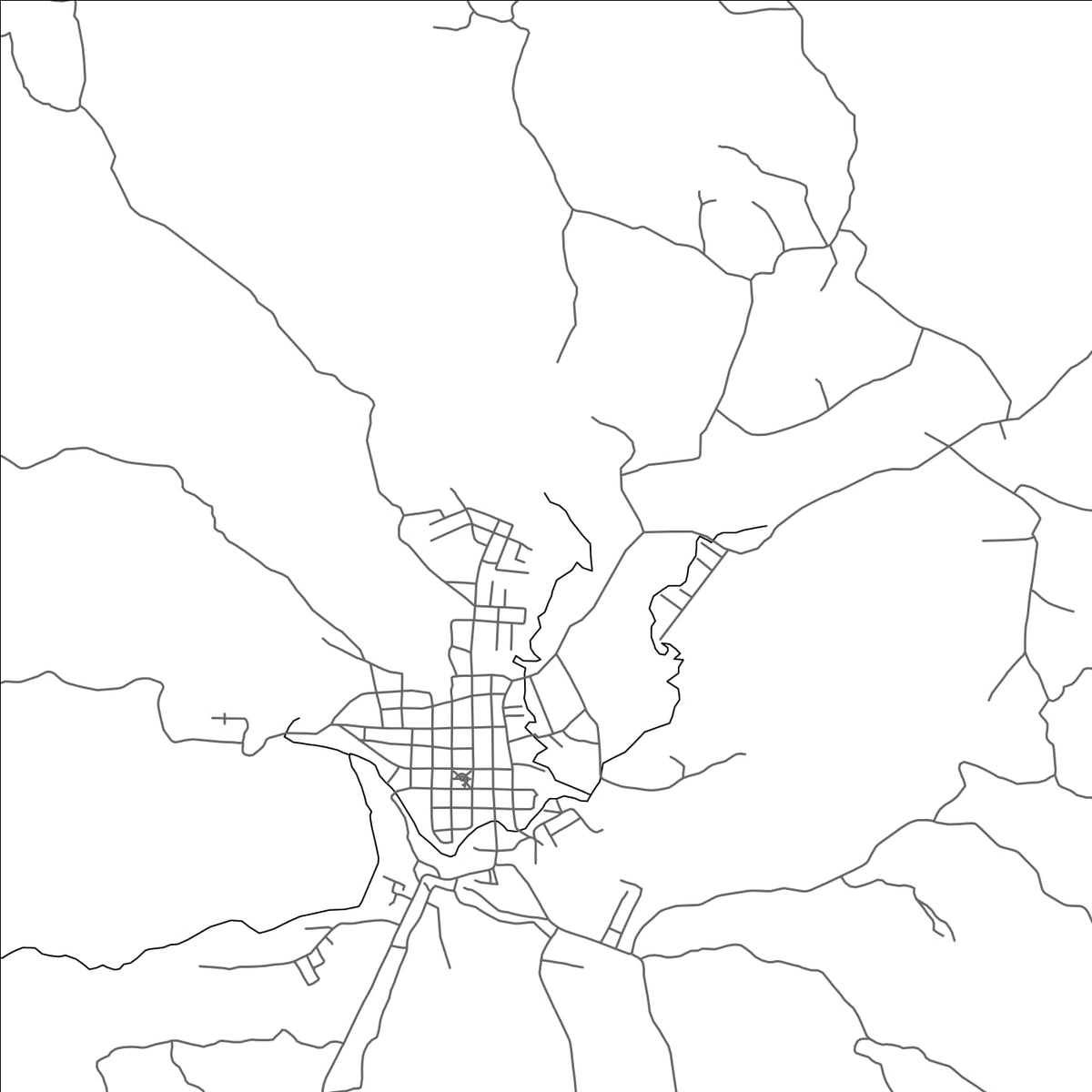 ROAD MAP OF CORINTO, EL SALVADOR BY MAPBAKES