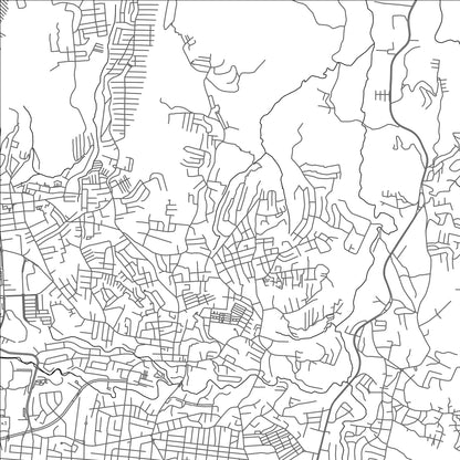 ROAD MAP OF CUSCATANCINGO, EL SALVADOR BY MAPBAKES