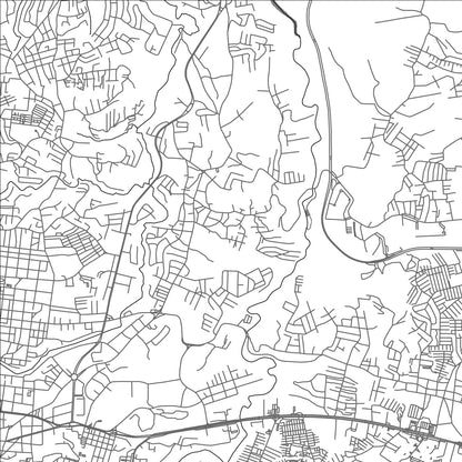 ROAD MAP OF DELGADO, EL SALVADOR BY MAPBAKES