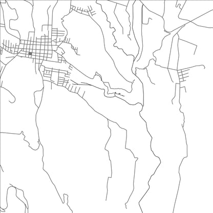 ROAD MAP OF JUAYUA, EL SALVADOR BY MAPBAKES