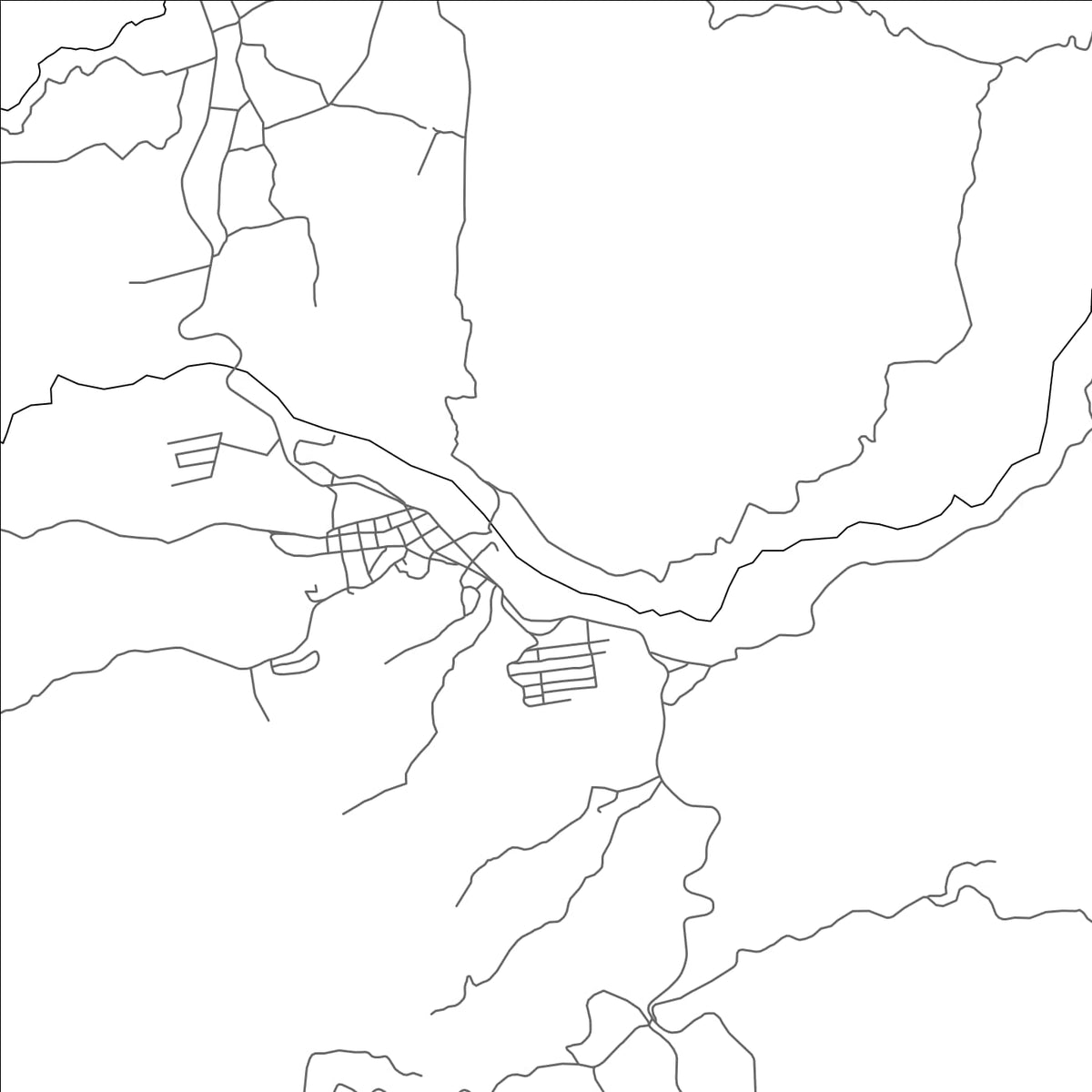 ROAD MAP OF LA PALMA, EL SALVADOR BY MAPBAKES