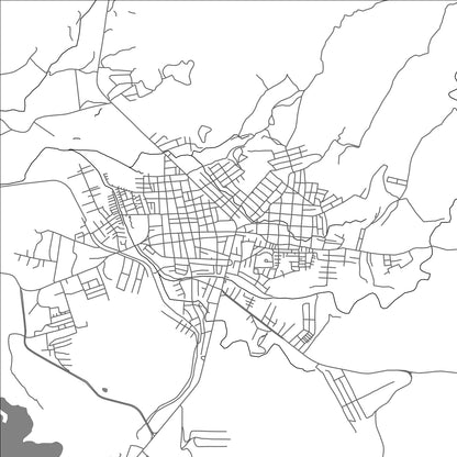 ROAD MAP OF METAPAN, EL SALVADOR BY MAPBAKES