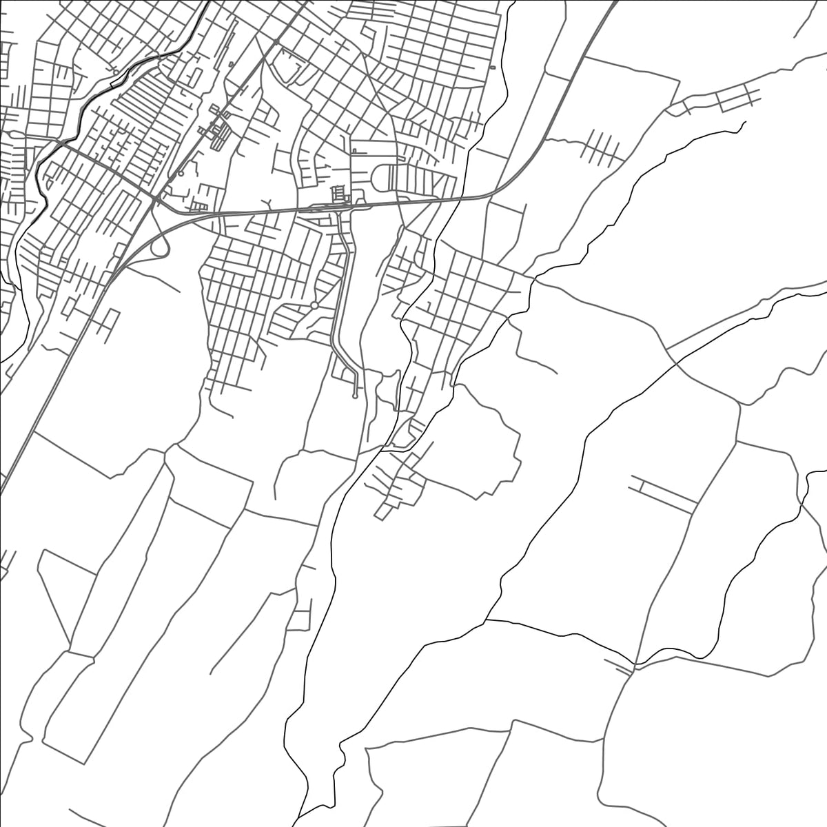 ROAD MAP OF NAHULINGO, EL SALVADOR BY MAPBAKES