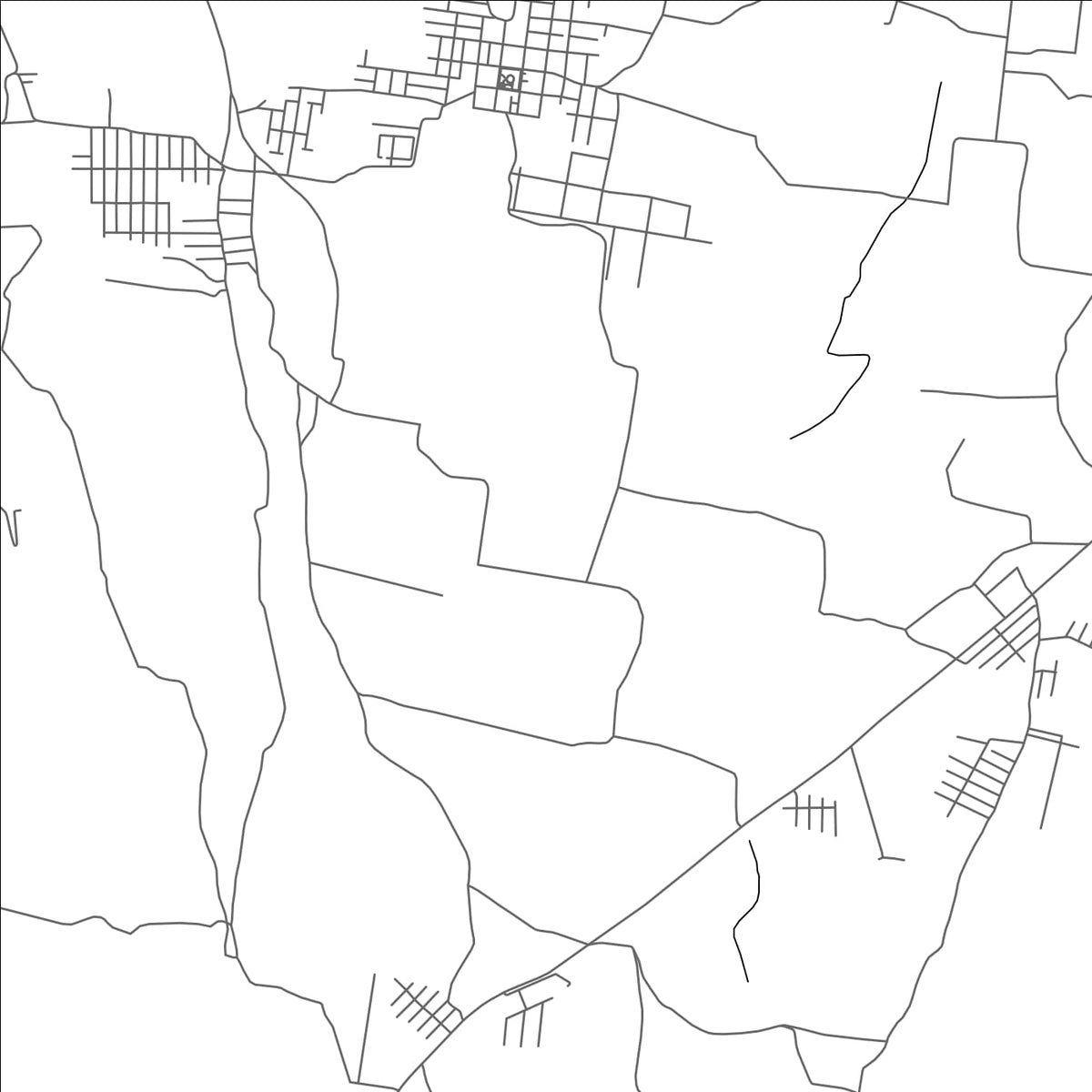 ROAD MAP OF SAN SEBASTIAN SALITRILLO, EL SALVADOR BY MAPBAKES