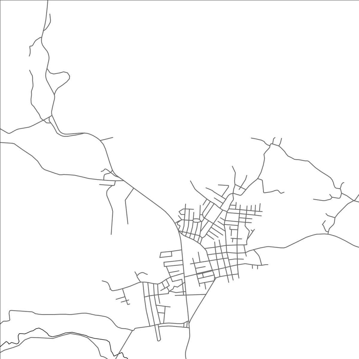 ROAD MAP OF TEXISTEPEQUE, EL SALVADOR BY MAPBAKES