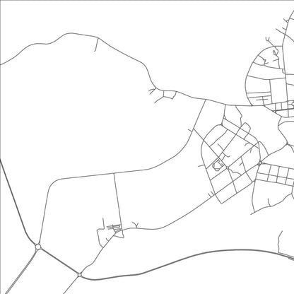 ROAD MAP OF EBEBIYÍN, EQUATORIAL GUINEA BY MAPBAKES