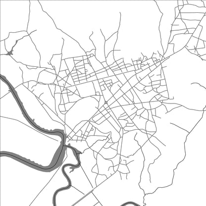 ROAD MAP OF BAFATA, GUINEA-BISSAU BY MAPBAKES