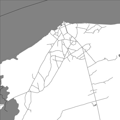 ROAD MAP OF CACHEU, GUINEA-BISSAU BY MAPBAKES