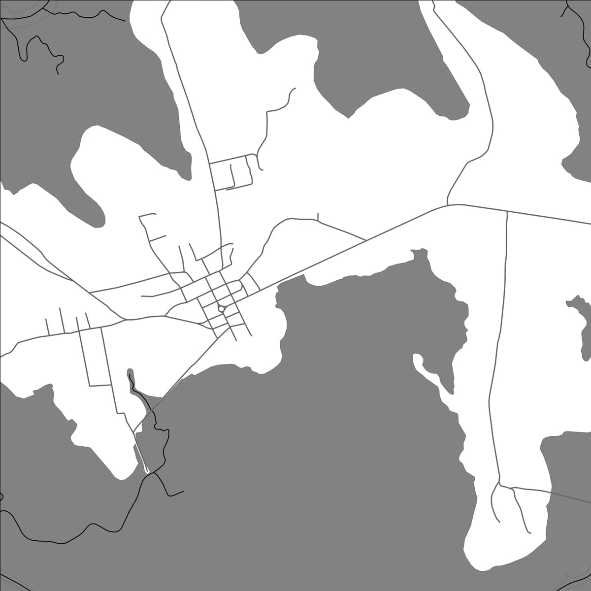 ROAD MAP OF CATIO, GUINEA-BISSAU BY MAPBAKES