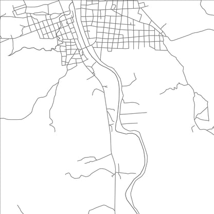 ROAD MAP OF BONITO ORIENTAL, HONDURAS BY MAPBAKES