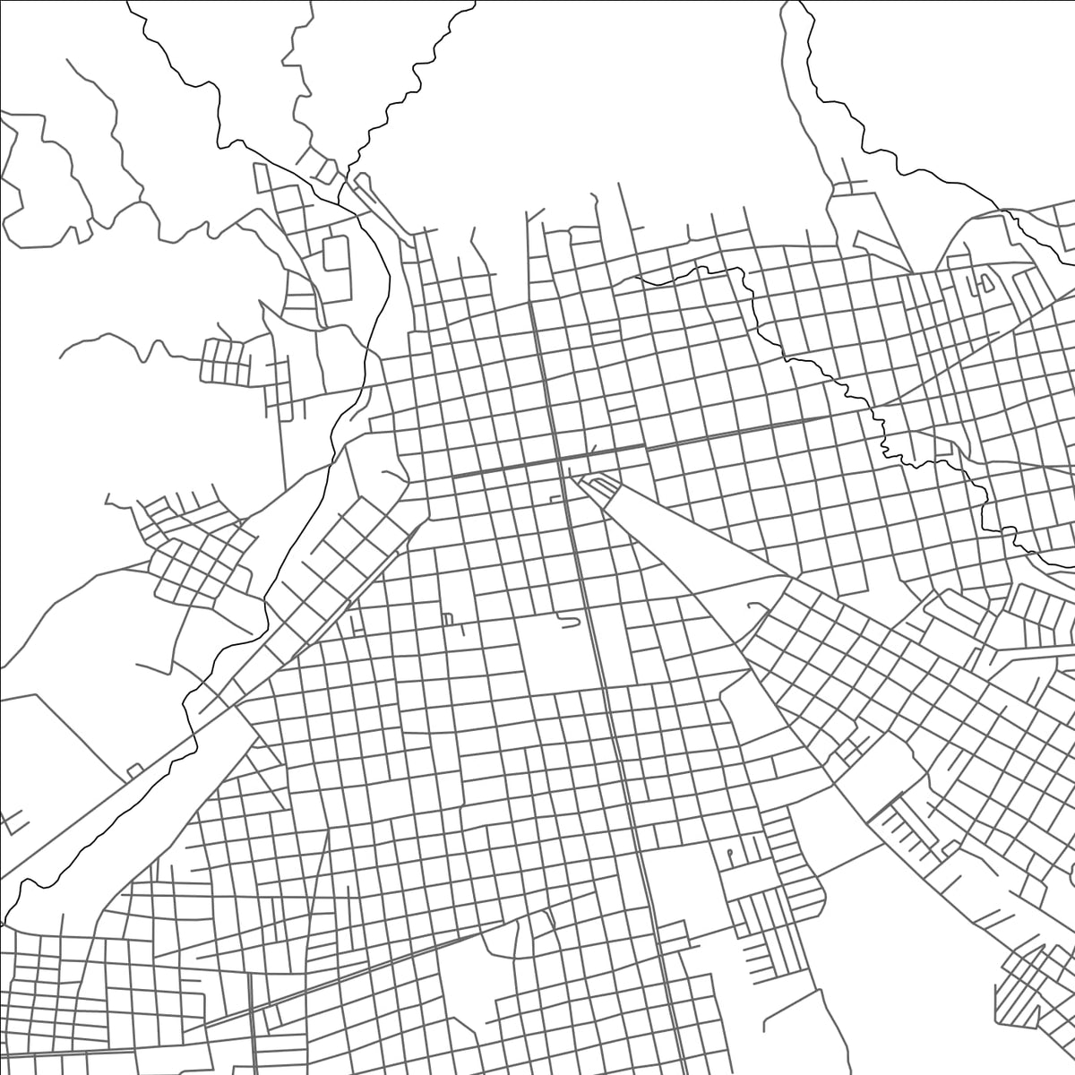 ROAD MAP OF CATACAMAS, HONDURAS BY MAPBAKES